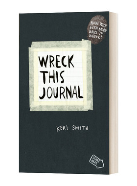英文原版 Wreck This Journal 做了这本书 创意书 英文版 进口英语原版书籍