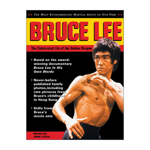 英文原版 Bruce Lee 我是李小龙 自述画传 John Little 英文版 进口英语原版书籍