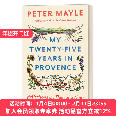 英文原版 My Twenty-Five Years in Provence 再见 山居岁月 我在普罗旺斯美好的25年 Peter Mayle 英文版 进口英语原版书籍