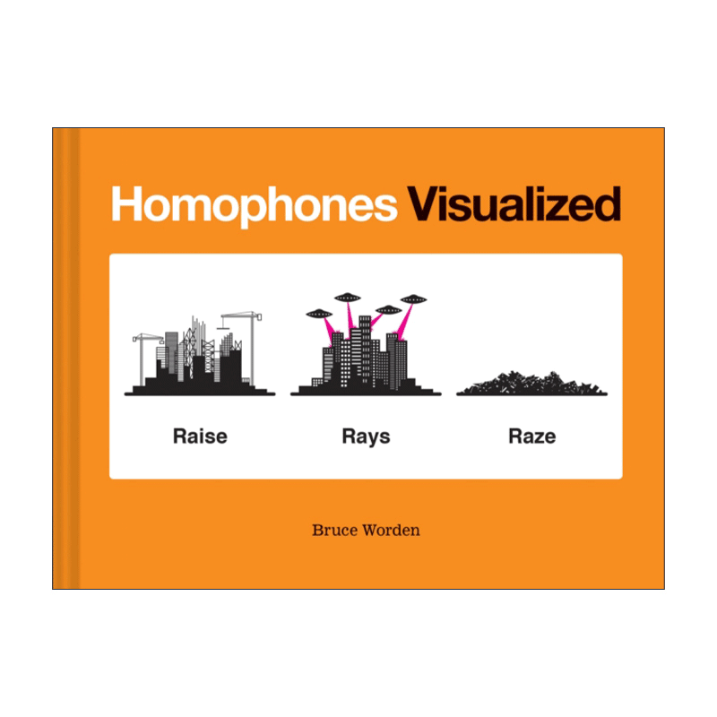图解同音异义英语词汇 英文原版 Homophones Visualized 精装 英文版 进口英语原版书籍