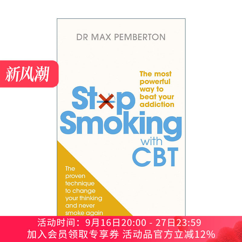 英文原版 Stop Smoking with CBT 认知行为疗法 CBT戒烟法 Max Pemberton 英文版 进口英语原版书籍