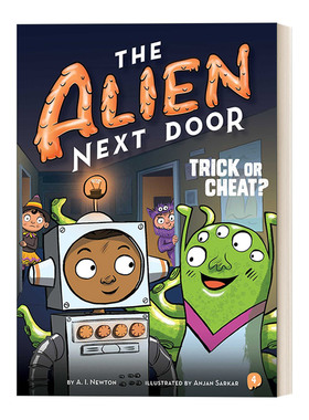 英文原版 The Alien Next Door 4: Trick or Cheat?  隔壁的外星人4 英文版 进口英语原版书籍