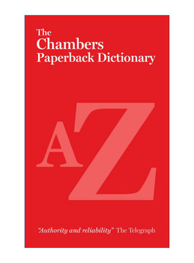 钱伯斯英语词典  英文原版 The Chambers Paperback Dictionary 英文版 进口英语原版书籍