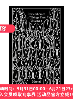 英文原版 Remembrance of Things Past Volume 3 追忆似水年华 卷三 普鲁斯特 企鹅精装布纹经典 英文版 进口英语原版书籍