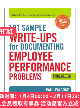 英文原版 101 Sample Write-Ups for Documenting Employee Performance Problems 绩效对话101个范例 英文版 进口英语原版书籍