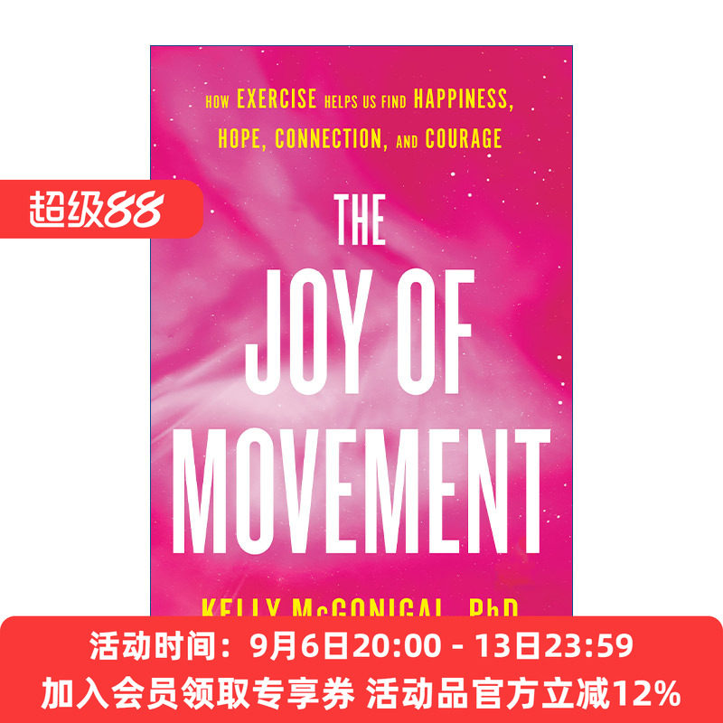 自控力 英文原版 The Joy of Movement 斯坦福大学掌控自我的心理学课程 Kelly McGonigal 英文版 进口英语原版书籍