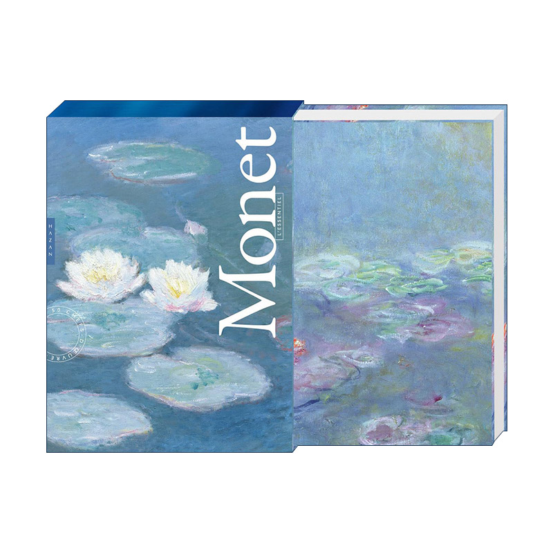 英文原版 Monet The Essential Paintings 莫奈 重要绘画 手风琴折页精装套盒 英文版 进口英语原版书籍