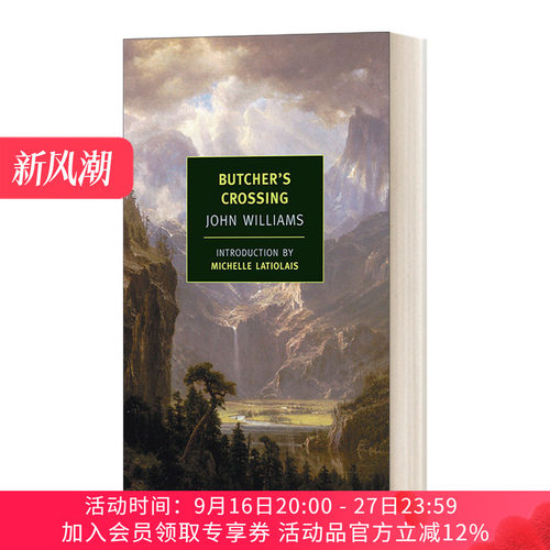 英文原版小说 Butcher's Crossing 屠夫十字镇 屠夫渡口 John Williams约翰·威廉斯 英文版 进口英语原版书籍