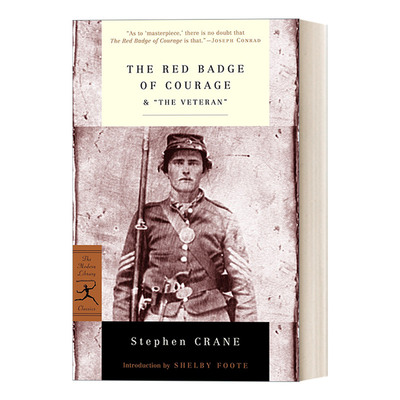 英文原版 The Red Badge of Courage & The Veteran 红色英勇勋章 老兵 Stephen Crane斯蒂芬·克莱恩 英文版 进口英语原版书