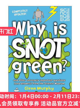英文原版 为什么鼻涕是绿色的 Why is Snot Green 儿童科普百科读物 英文版 进口英语原版书籍