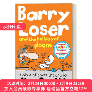 倒霉蛋巴里和厄运假期 英文原版 Barry Loser and the Holiday of Doom 幽默漫画小说 儿童读物书籍 进口英语原版书籍