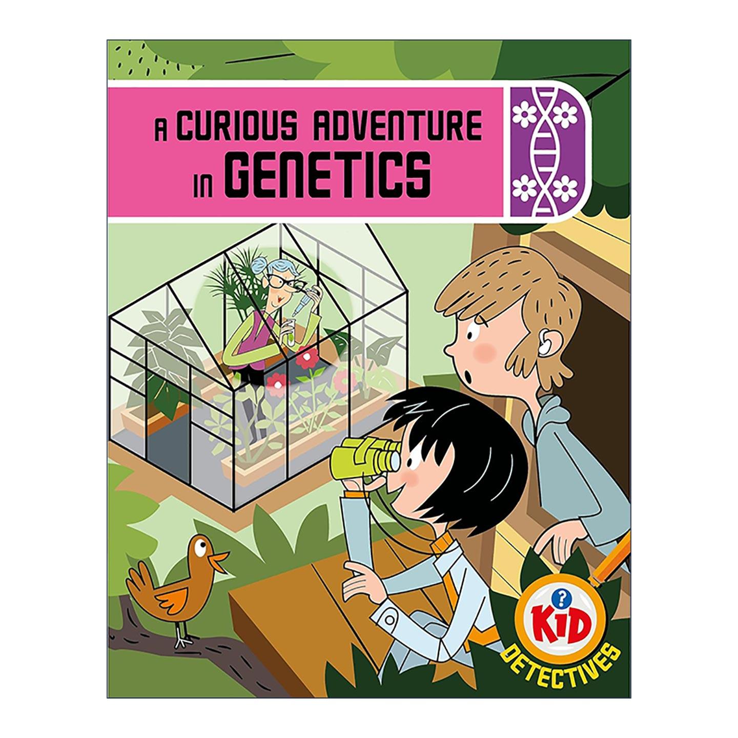 英文原版 Kid Detectives A Curious Adventure in Genetics 遗传学的奇妙冒险 儿童侦探冒险故事 英文版 进口英语原版书籍