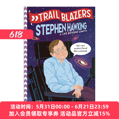 英文原版 Trailblazers Stephen Hawking 开拓者系列 斯蒂芬·霍金 超越极限的人生 传记 儿童科普百科 Alex Woolf 英文版