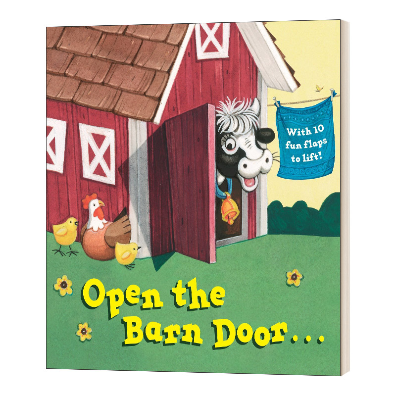 英文原版绘本 Open the Barn Door... 打开农场的门 儿童绘本 英文版 进口英语原版书籍