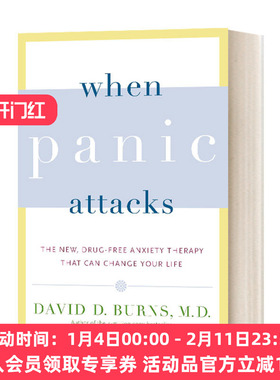 英文原版 When Panic Attacks 焦虑情绪调节手册 伯恩斯焦虑自助疗法 英文版 进口英语原版书籍
