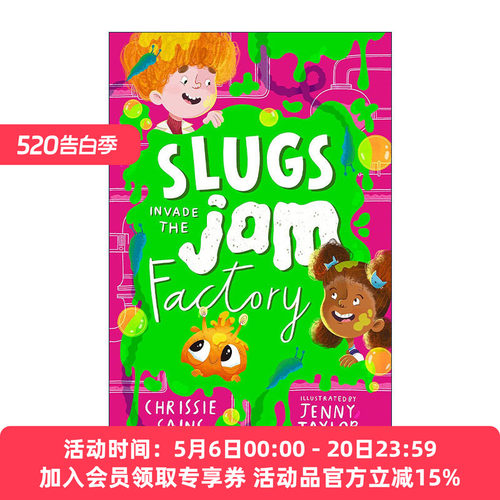 英文原版 Slugs Invade the Jam Factory 鼻涕虫入侵果酱工厂 儿童幽默搞笑章节桥梁书 英文版 进口英语原版书籍