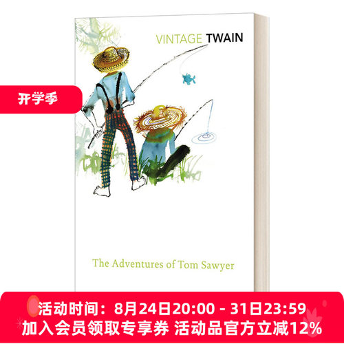 英文原版 The Adventures of Tom Sawyer 汤姆·索亚历险记 马克·吐温 Vinatge经典系列 英文版 进口英语原版书籍