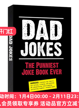 老爸笑话书 英文原版 Dad Jokes The Punniest Joke Book Ever 双关语 英文版 进口英语原版书籍