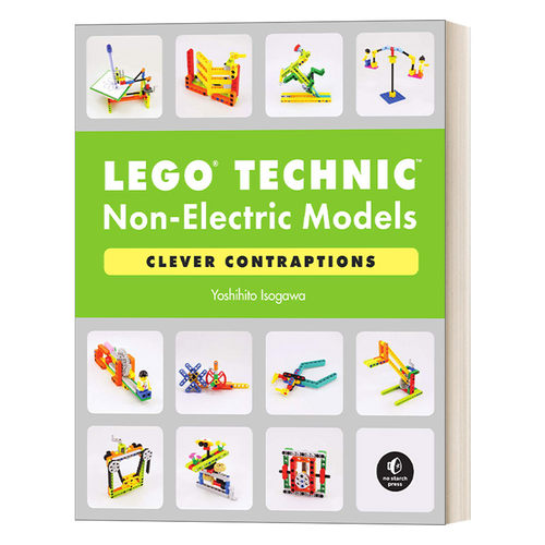 英文原版 LEGO Technic Non-Electric Models 02 Clever Contraptions 乐高技术创意书系列02 乐高非电动模型 机械搭建手工进口书