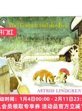 汤姆滕与小狐狸 英文原版绘本 The Tomten and the Fox 长袜子皮皮作者Astrid Lindgren 儿童绘本 英文版 进口英语原版书籍