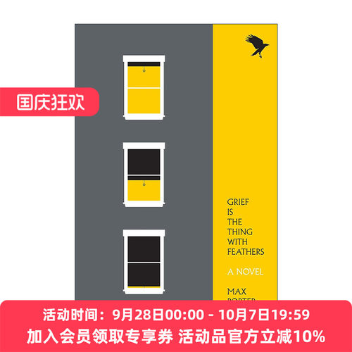 英文原版 Grief Is the Thing with Feathers 悲伤长了翅膀 Max Porter 英文版 进口英语原版书籍