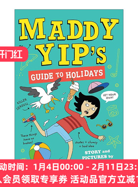 英文原版 Maddy Yip's Guide to Holidays 马蒂叶的假期指南 儿童幽默插画小说 英文版 进口英语原版书籍