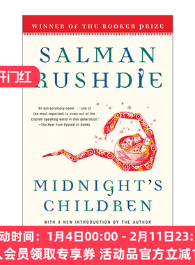 午夜之子 英文原版小说 Midnight's Children 萨曼·鲁西迪 Salman Rushdie Modern Library 100 Best Novels 英文版 进口英语书籍