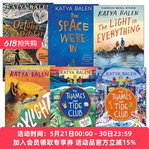 英文原版 Katya Balen 卡佳巴伦系列6册 我们所处的空间/十月十月/万物中的光/狐狸之光/泰晤士和潮汐俱乐部 英文版 进口原版书籍
