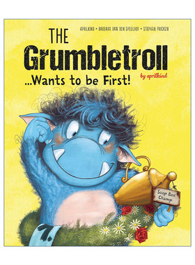 英文原版 The Grumbletroll Wants to Be First 爱发脾气的小怪兽系列 第一 我要当第一 英文版 进口英语原版书籍