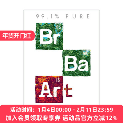 绝命毒师艺术创作集  英文原版 99.1% Pure Breaking Bad Art 精装 英文版 进口英语原版书籍