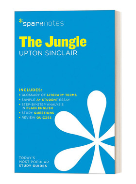 英文原版 The Jungle SparkNotes Literature Guide 文学导读系列 丛林 英文版 进口英语原版书籍