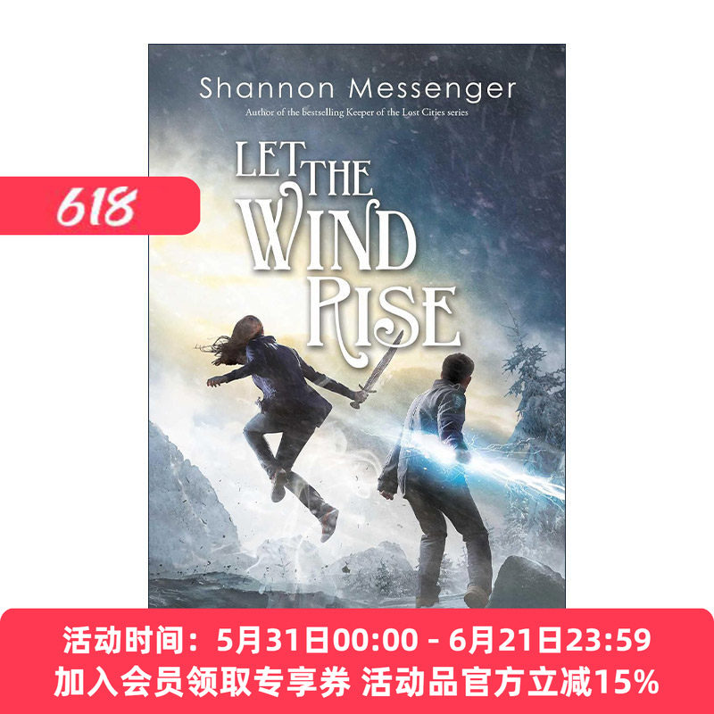 英文原版 Let the Wind Rise 天空坠落3 奇幻冒险小说 失落城市守护者作者 英文版 进口英语原版书籍