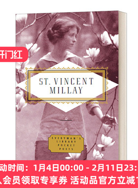 英文原版 Poems Edna St Vincent Millay 埃德娜·圣·文森特·米莱诗歌选集 Everyman精装版 英文版 进口英语原版书籍