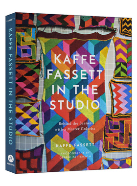 英文原版 Kaffe Fassett In The Studio 画室中的卡菲·法塞特 时尚界色彩大师的幕后 纺织品设计 精装 英文版 进口英语原版书籍