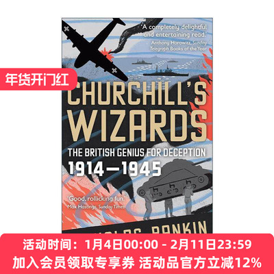 英文原版 Churchill's Wizards 丘吉尔的魔法师 两次世界大战中英国的高明欺骗战 英文版 进口英语原版书籍
