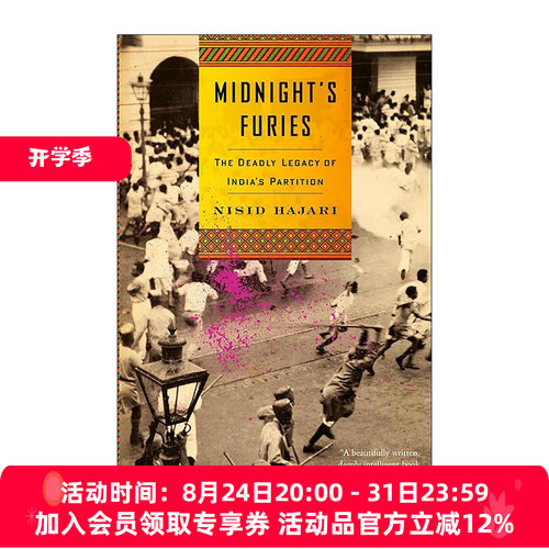 英文原版 Midnight's Furies 午夜的狂怒 印巴分治的致命遗产 英文版 进口英语原版书籍