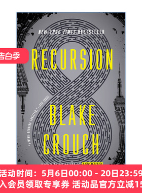 英文原版 Recursion 记忆旅行者 人生复本作者布莱克·克劳奇 Blake Crouch 英文版 进口英语原版书籍