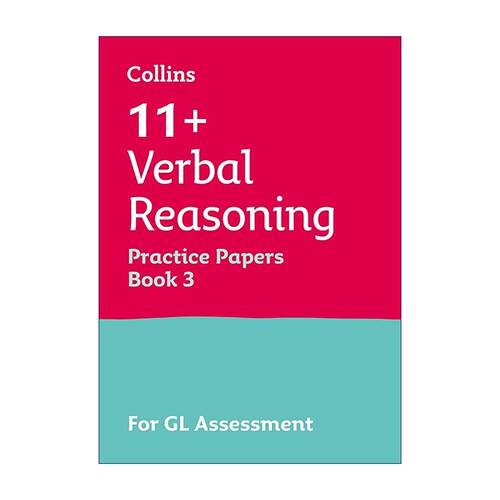 英文原版 Collins 11+ Verbal Reasoning Practice Papers Book 3 柯林斯英国小升初文字推理练习 英文版 进口英语原版书籍