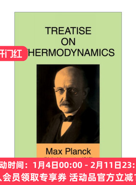 关于热力学的论文 英文原版 Treatise on Thermodynamics Max Planck 英文版 进口英语原版书籍