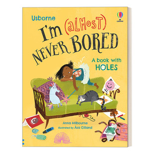 书籍 进口英语原版 智慧故事绘本 英文原版 绘本 精装 Almost 英文版 我几乎从不感到无聊 Never 大开本 Bored