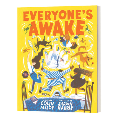 大家都醒着 英文原版 Everyone's Awake 精装 艺术绘本 英文版 进口英语原版书籍