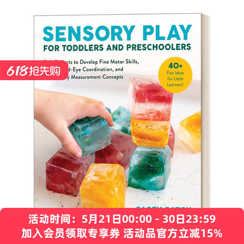 英文原版 Sensory Play for Toddlers and Preschoolers 儿童的感官游戏 英文版 进口英语原版书籍