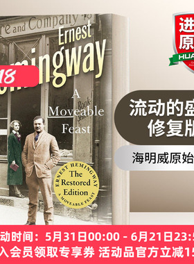 英文原版 A Moveable Feast Restored Edition 流动的盛宴 修复版 含海明威原始手稿 英文版 进口英语原版书籍