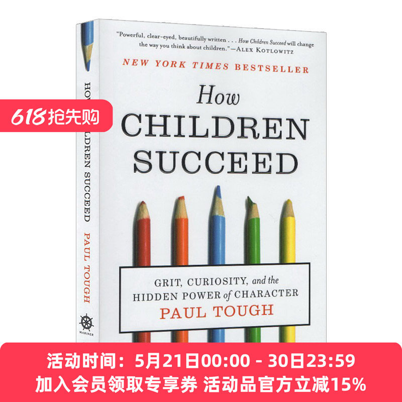 性格的力量 英文原版 How Children Succeed 纽约时报畅销书 英文版 进口英语原版书籍