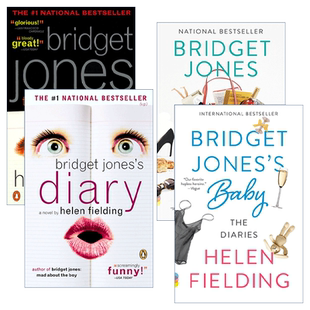 英文原版 Bridget Jones 单身日记系列4册 同名电影原著 Helen Fielding 英文版 进口英语原版书籍