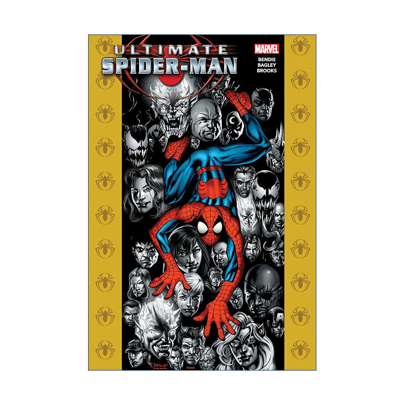 英文原版 Ultimate Spider-Man Omnibus Vol.3 终极蜘蛛侠精选集 卷三 漫威漫画 精装收藏版 Brian Michael Bendis 进口英语书籍