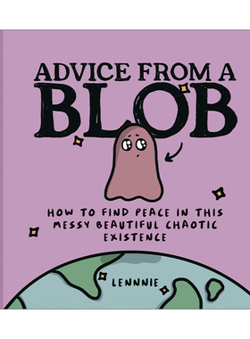 一滴小液体的建议 英文原版 Advice From A Blob 如何在这美丽又混乱的世界里找到平和 给成人的心理漫画 精装 进口英语原版书籍