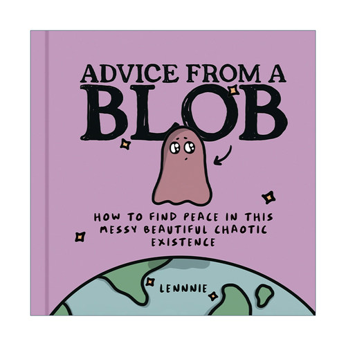 一滴小液体的建议 英文原版 Advice From A Blob 如何在这美丽又混乱的世界里找到平和 给成人的心理漫画 精装 进口英语原版书籍