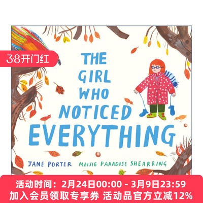 女孩观察到了一切  英文原版 The Girl Who Noticed Everything 英文版 进口英语原版书籍
