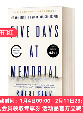 英文原版 Five Days at Memorial 5天的纪念 风暴肆虐的医院里的生死 英文版 进口英语原版书籍